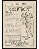 Photographic Print of GOLF SUIT from Mary Evans 610HNBre72L. SL160 Photographic Print of GOLF SUIT from Mary Evans