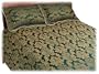 Malibu Shores Jacquard 4-Piece King Comforter Set, Hunter Green