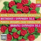 Beethoven: Symphony No. 2; Brahms: Symphony No. 2 [Hybrid SACD]