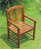 Sunset Chair (Acacia) (35.5H x 23.25W x 22.75D)