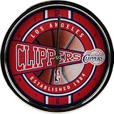 Los Angeles Clippers Chrome Clock