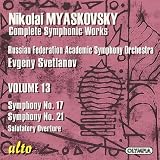 Nikolai Myaskovsky: Symphony No. 17; Symphony No. 21; Salutatory Overture