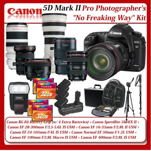 Canon EOS 5D Mark II 21.1MP Full Frame Digital 