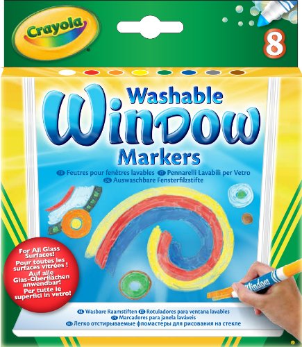 Crayola 8 Count Washable Window Markers