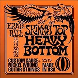 Ernie Ball 2215 Skinny Top/Heavy Bottom Electric String Set (10 - 52)