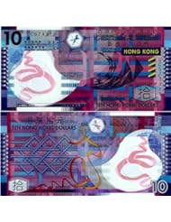 2007 Hong Kong $10 Bill Polymer