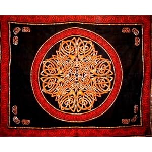 Celtic Circle Tapestry-Bedspread-C... Decor