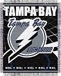 Tampa Bay Lightning Focus Series Throw Blanket - NHL Hockey Fan Shop Sports Team Merchandise