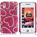 from AIO AIO Love Hearts Diamante Back Case For Samsung S5230 Tocco Lite + Screen Protector
