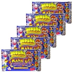  Topps Trading Card Game - Moshi Monsters MASH UP - ( 5 Pack Lot )