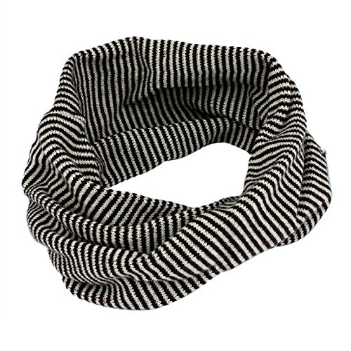 FEITONG Fashion New Infant Toddlers Baby Kids Boys Girls Scarf Colors Stitching O-ring Knit Woolen Baby Scarf Neck Warmer (Gray)