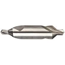 Magafor 155 Series High Speed Steel Combined Drill and Countersink, Uncoated (Bright) Finish, Plain Style, 90 Degrees
