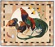 Maggie Walker Sunrise Roosters Applique Quilt Pattern