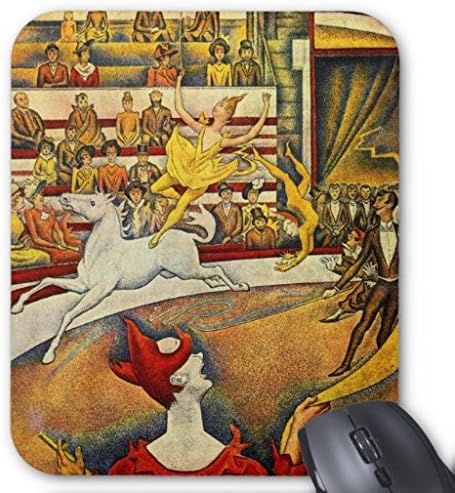 Georges Seurat Der Zirkus Circus Mouse Pad 9.84"x7.87"