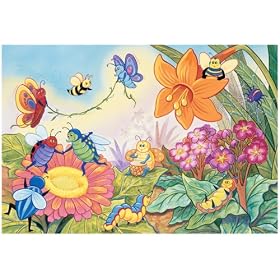 Crayola Bugs Glitter Glue Puzzle by Great American Puzzle Factory