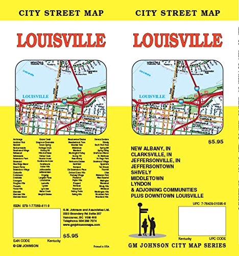 Louisville KY Street Map