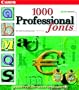 1,000 Professional Fonts