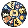 Mosaic Rug - Vintage Ads (6' Round)