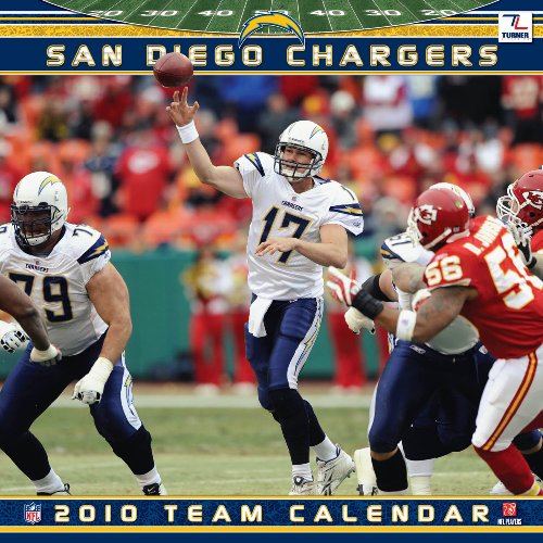 San Diego Chargers 2010 Wall Calendar