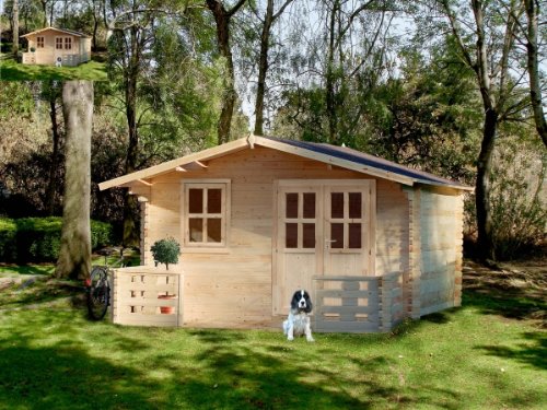 Chalet & Jardin - Abri de jardin en bois traité 34mm Tournesol 15.92 m2 Chalet & Jardin