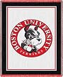 Boston Univ Mascot Seal - 69 x 48 Blanket/Throw - Boston University Terriers