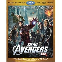 Marvel's The Avengers (Four-Disc Combo: Blu-ray 3D/Blu-ray/DVD + Digital Copy + Digital Music Download)