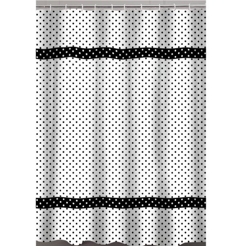 Dots - Black - Shower Curtain