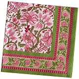 Jasmine Print Napkin - Girlie Pink