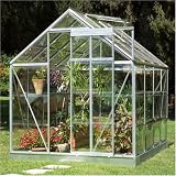8x6 Aluminium Greenhouse with Clear Polycarbonate