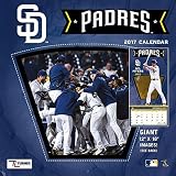 UPC 841622100033 product image for Turner Licensing Sport 2017 San Diego Padres Team Wall Calendar, 12