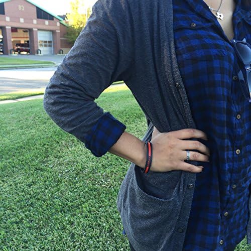 Firefighter Appreciation Wristbands 1, 3 &amp; 12 Pack of Support Bands / Bracelets