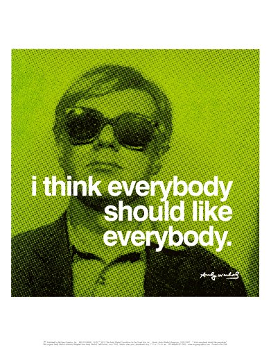 Everybody Art Print by Andy Warhol 11 x 14in