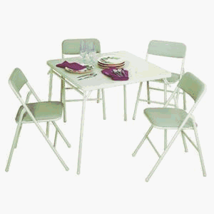 Cosco #14-551-WHD 5PC Table/Chair Set