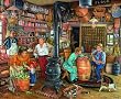 The Checkers Match 1500pc Jigsaw Puzzle by Susan Brabeau