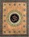 Brown OM Indian Bedspread, Twin Size