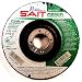 SAIT 20161 Type 27 4-1/2-Inch x 1/4-Inch x 5/8-11 13300 Max RPM C24N - Concrete Depressed Center Grinding Wheels - 10 Pack