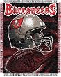 Tampa Bay Buccaneers Spiral Series Jacquard Throw Blanket - NFL Football Fan Shop Team Merchandise