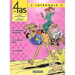 Les Quatre As, tome 6 (l'int�grale) : Le Vaisseau fant�me - Le Diamant bleu - La Licorne