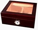 25-50 Cigar Glass Top Humidor