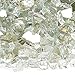 American Fireglass 1/4” Reflective Fire Glass | Use in Fireplace, Fire Pit or Bowl | for Natural Gas or Propane Fires | Safe Tempered Glass for Outdoor & Indoor | Platinum, 10lb Bag