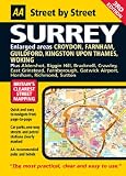 AA Street by Street Surrey: Maxi (AA Street by Street)