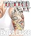 Extra Large Temporary Tattoo - Sailor (Arm - Half Sleeve)