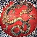 Hokusai Dragon Wooden Jigsaw Puzzle