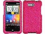 Hot Pink Bling Rhinestone Faceplate Diamond Crystal Hard Skin Case Cover fo ....