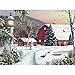 Bits and Pieces - 500 Piece Jigsaw Puzzle - in The Still Light of Dawn - Snowy Barn with Birds Winter Landscape Puzzle - by Artist Alan Giana - 500 pc Jigsaw