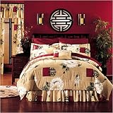 Asian Bedding, Bath & D�cor - Chinese Design Dynasty Oriental Comforter Set ( Parent )