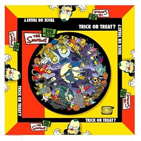 The Simpsons CC148 Glow in the Dark Trick or Treat Jigsaw Puzzle 500 pcs