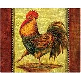 Magic Slice Non-Slip Flexible Cutting Board, Gourmet Size 12 x 15, Wake Up Call by Wendy Wegner