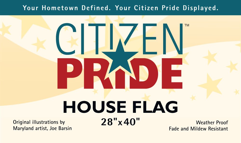 Amazon.com - Maryland Crab Large House Flag by Joe Barsin, 28x40 -