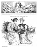 Photographic Prints of Two young ladies converse from Mary Evans